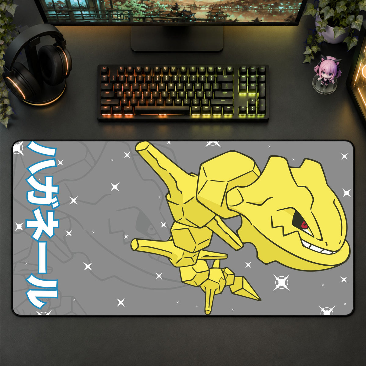 Steelix Desk Mat