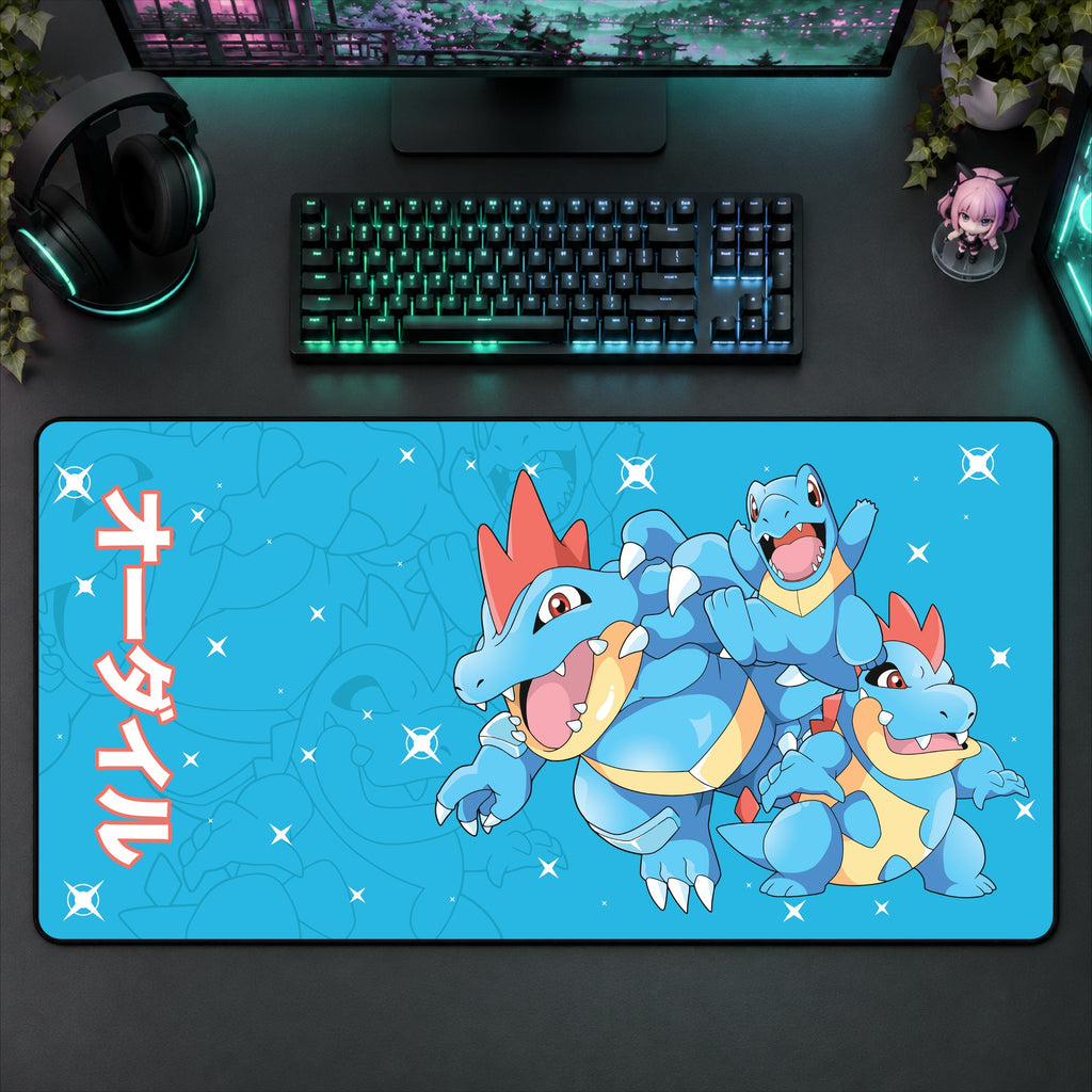 Totodile Evolution Desk Mat
