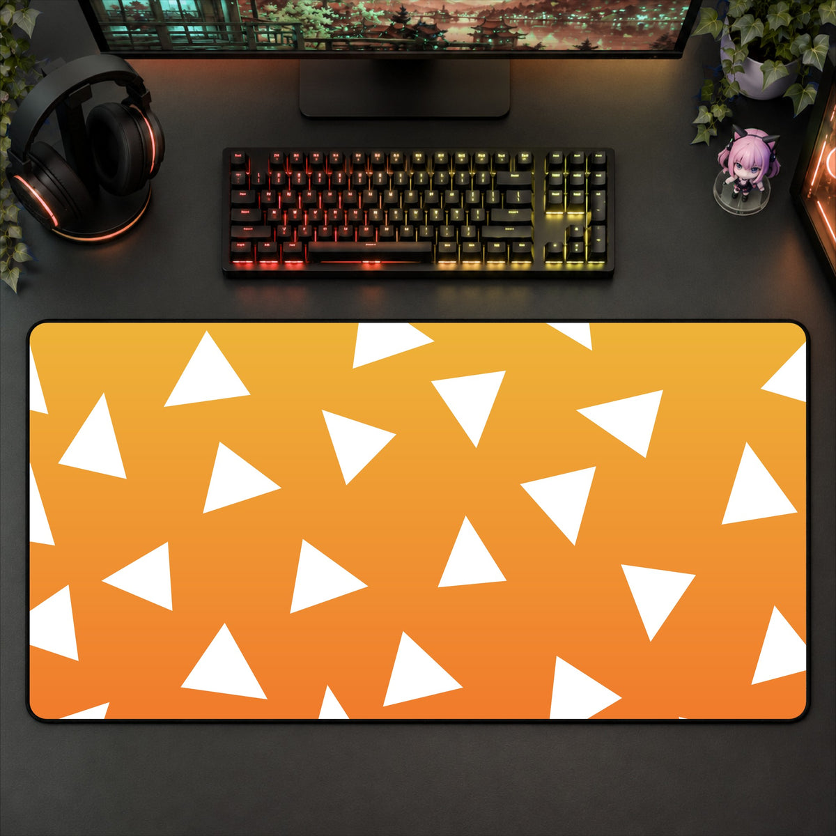 Zenitsu Agatsuma Desk Mat