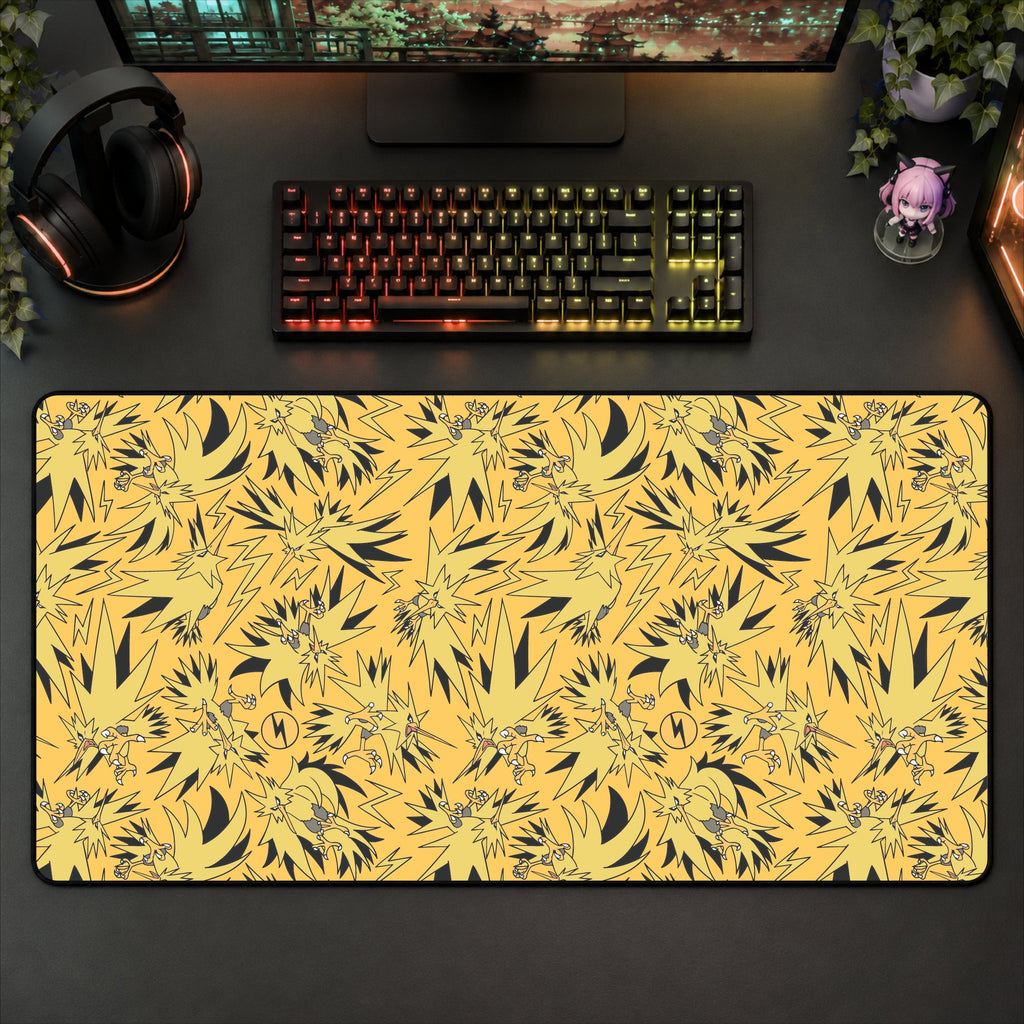 Zapdos Yellow Desk Mat