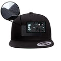 Mew Black Snap-Back Hat Velcro