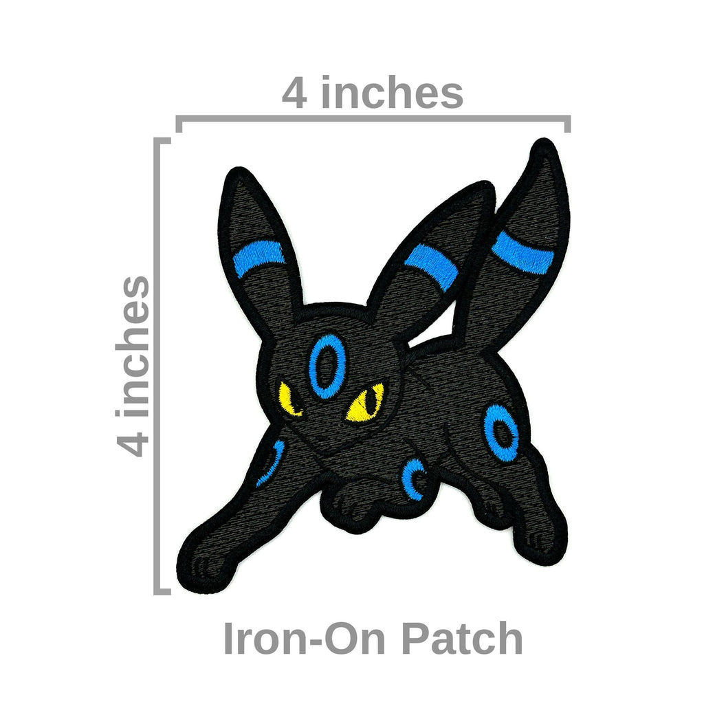 Umbreon Character Patch (Shiny) size chart