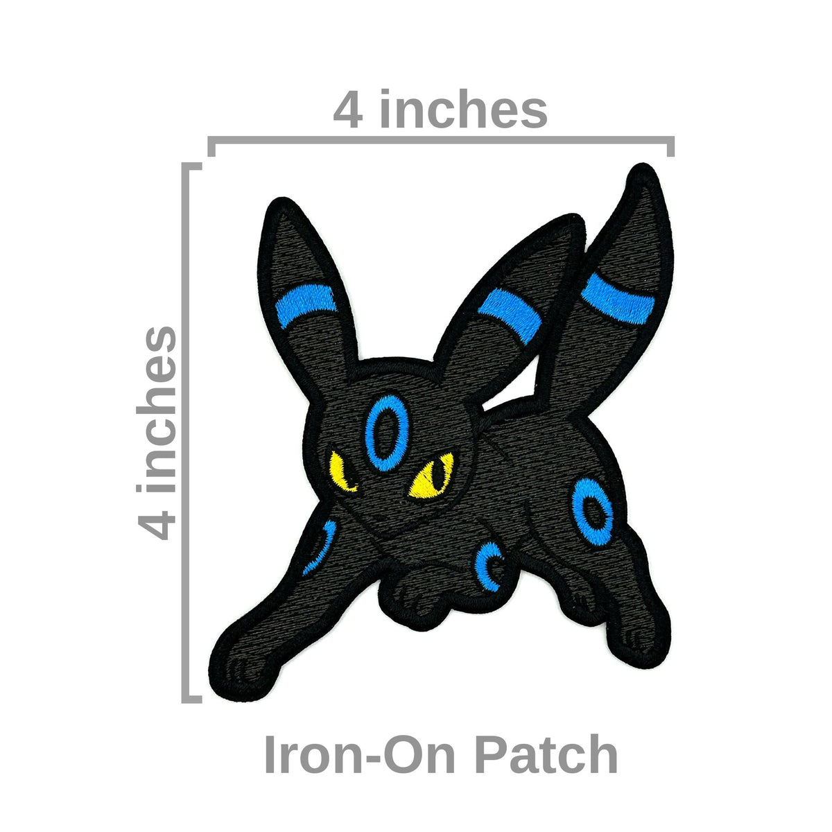 Umbreon Character Patch (Shiny) size chart