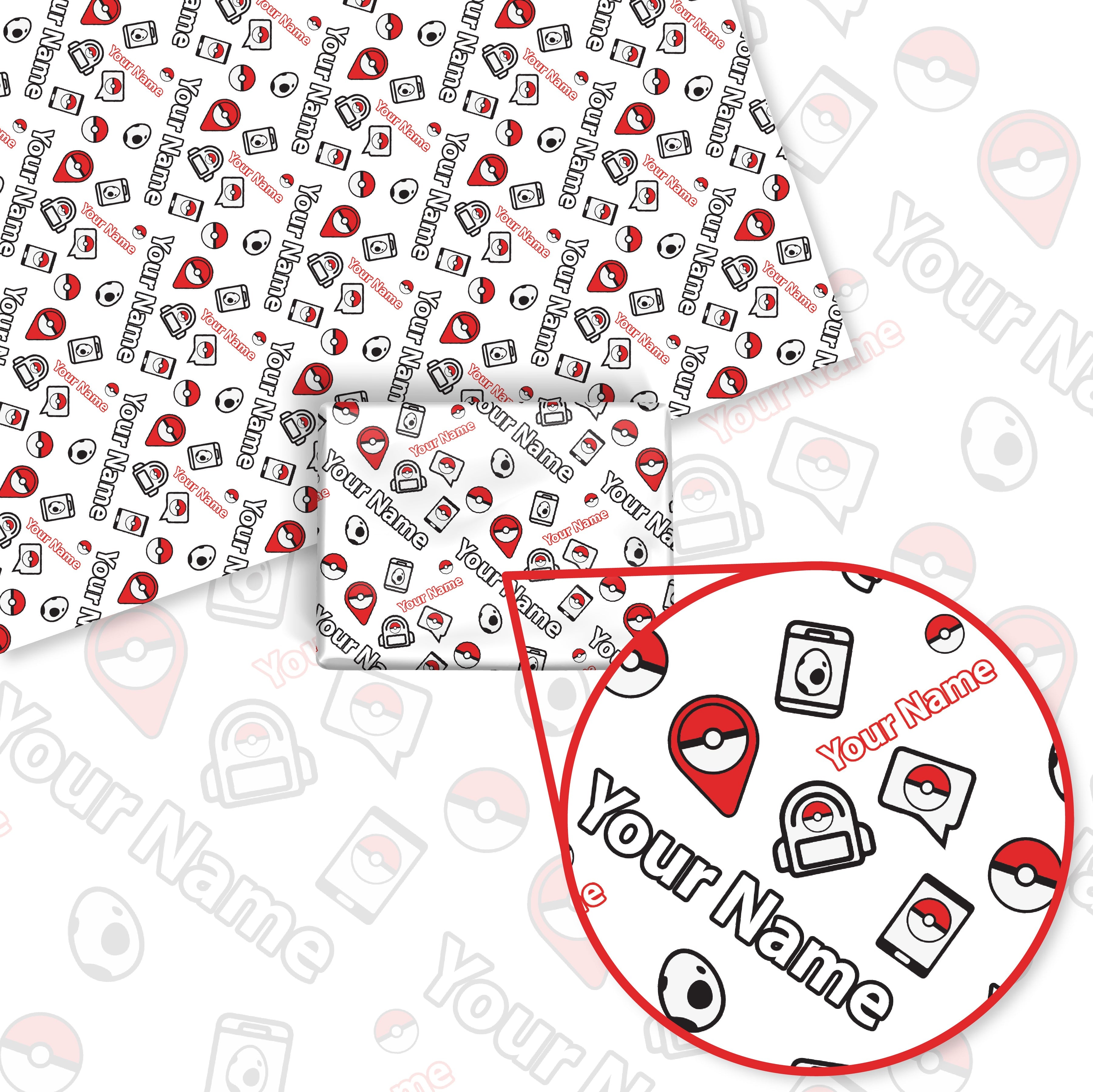 Poke-Go Custom Wrapping Paper