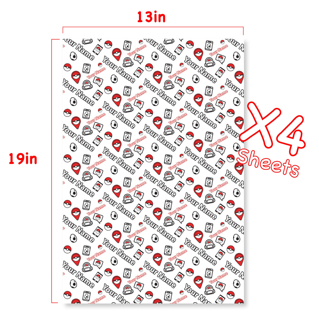 Poke-Go Custom Wrapping Paper