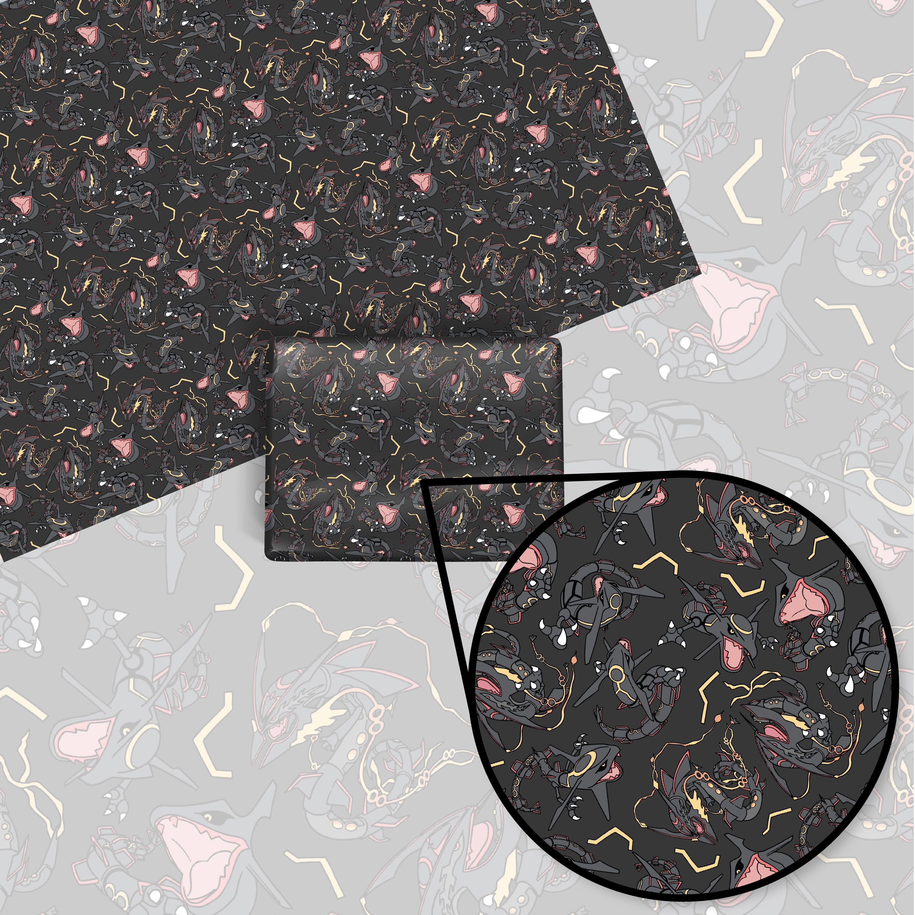 Rayquaza (Black) Wrapping Paper