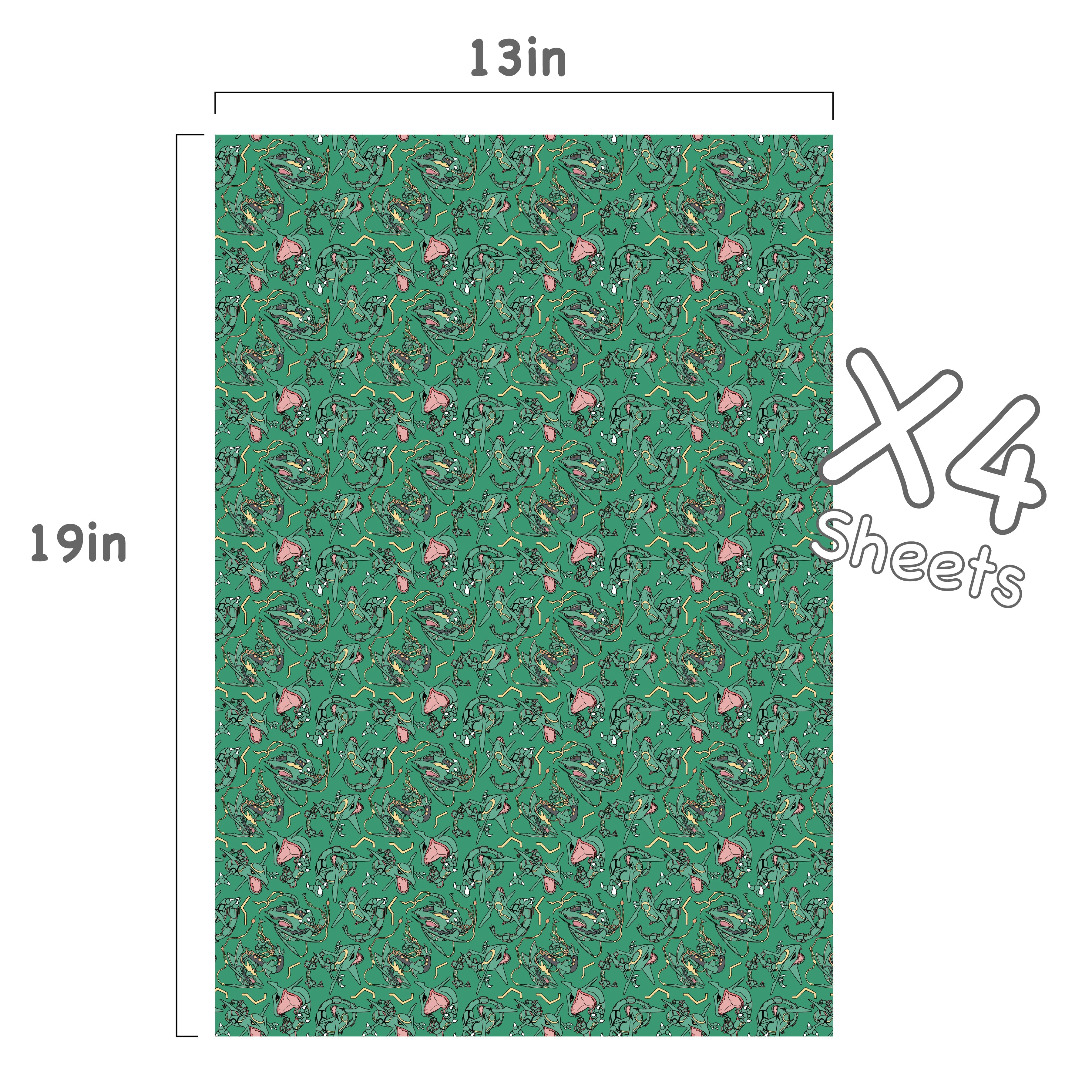 Rayquaza (Green) Wrapping Paper