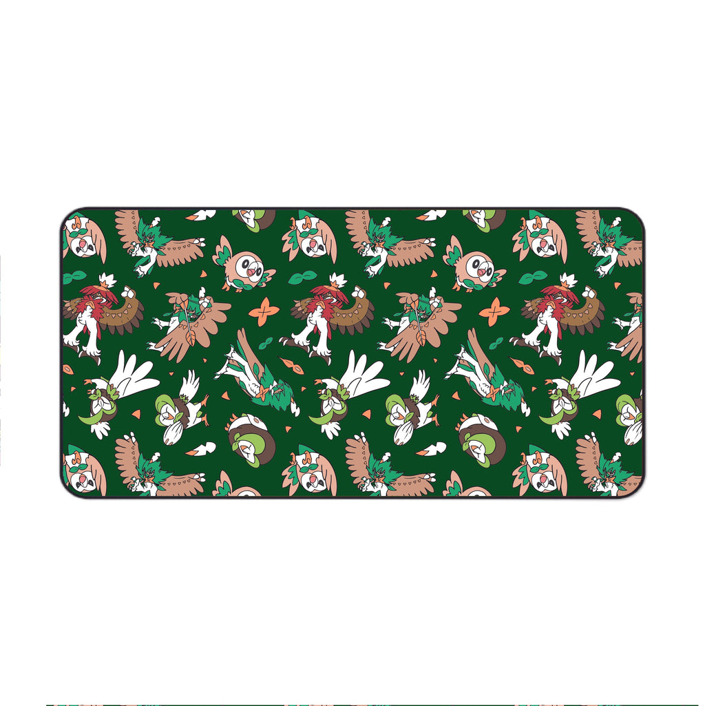 Rowlet Green Desk Mat