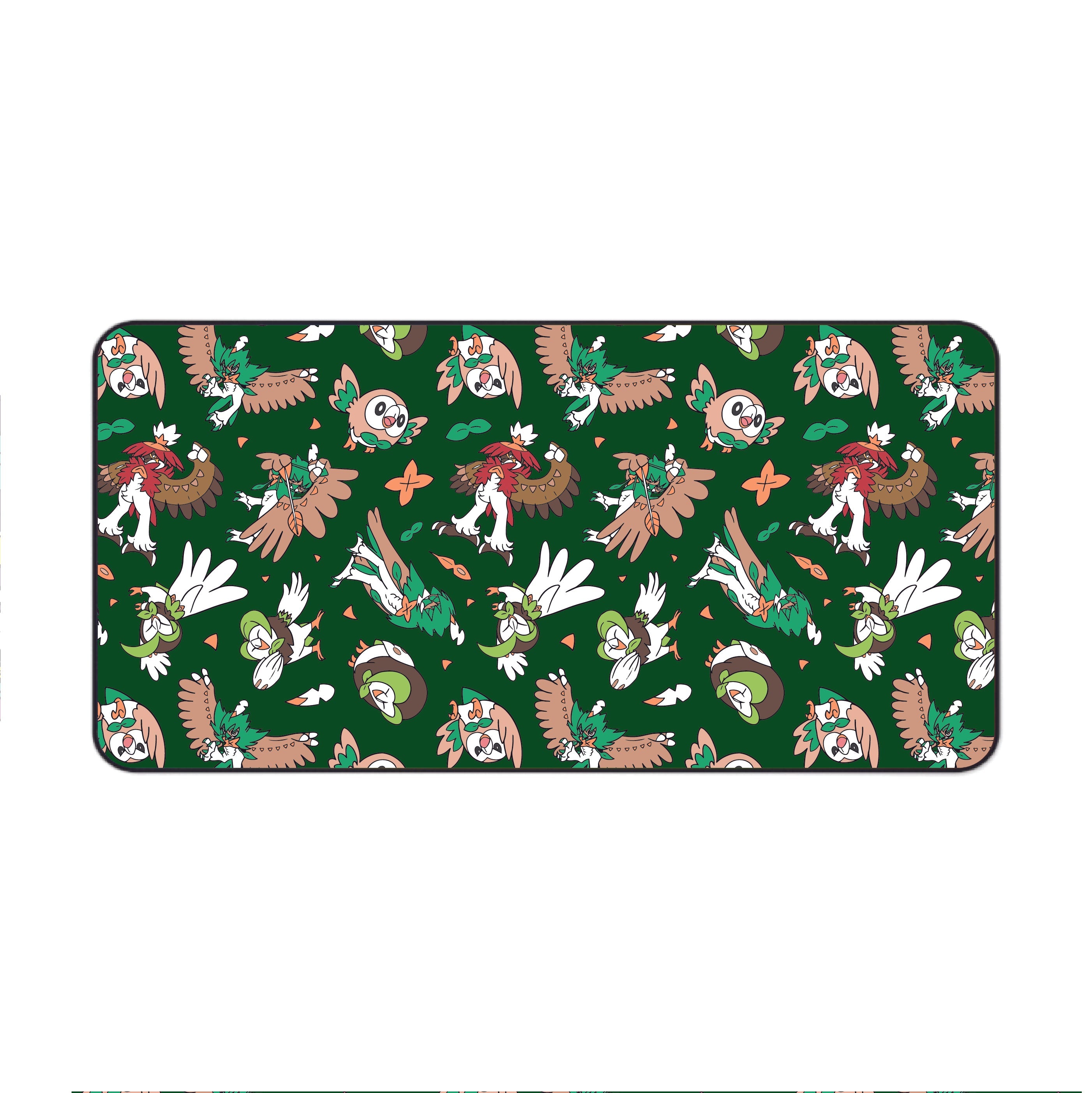 Rowlet Green Desk Mat
