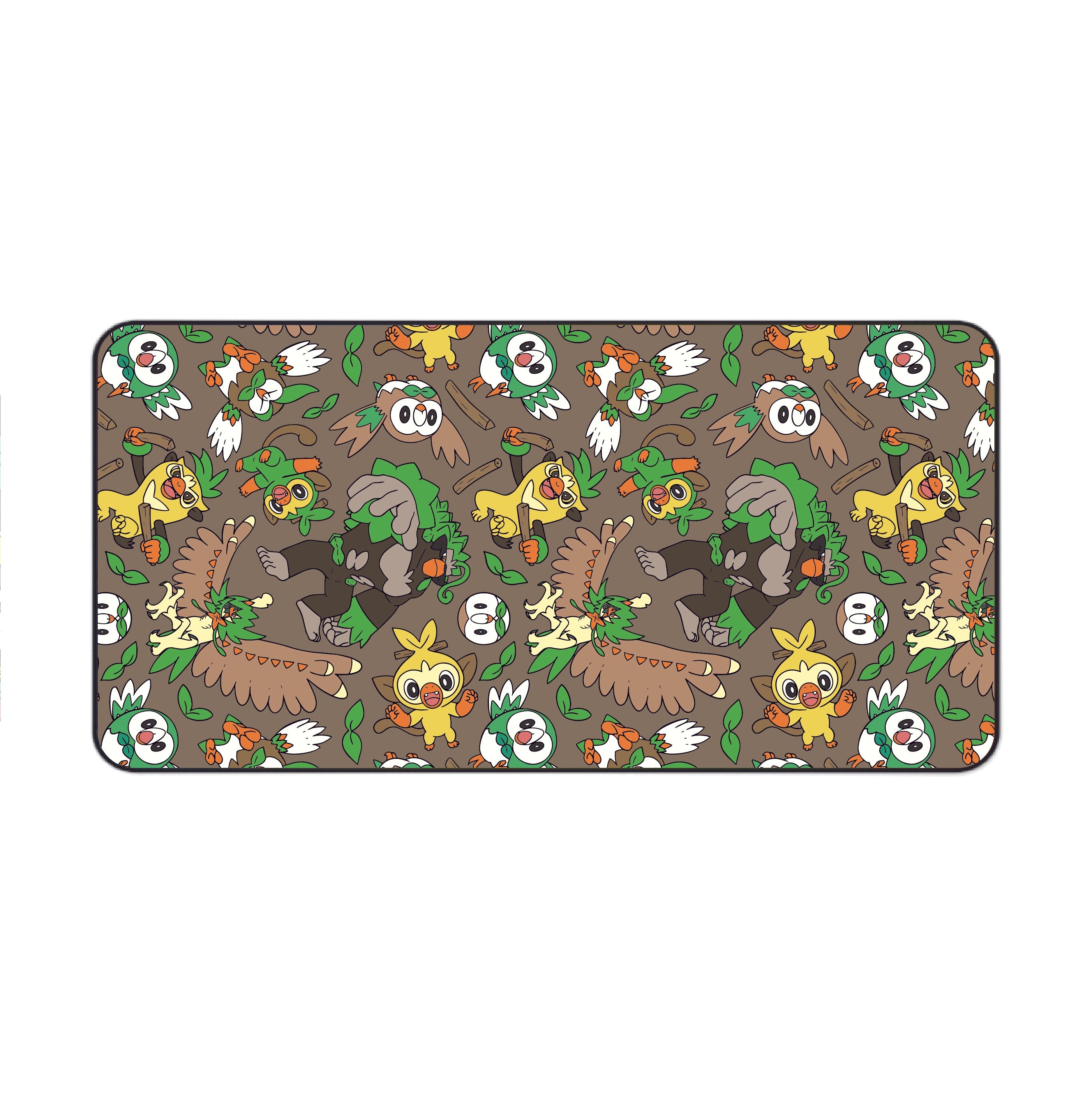 Rowlet Brown Desk Mat