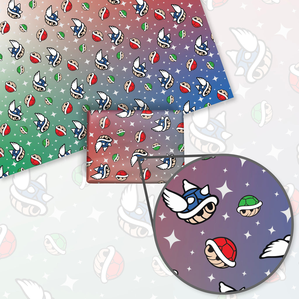 Mario 3 Shells Wrapping Paper