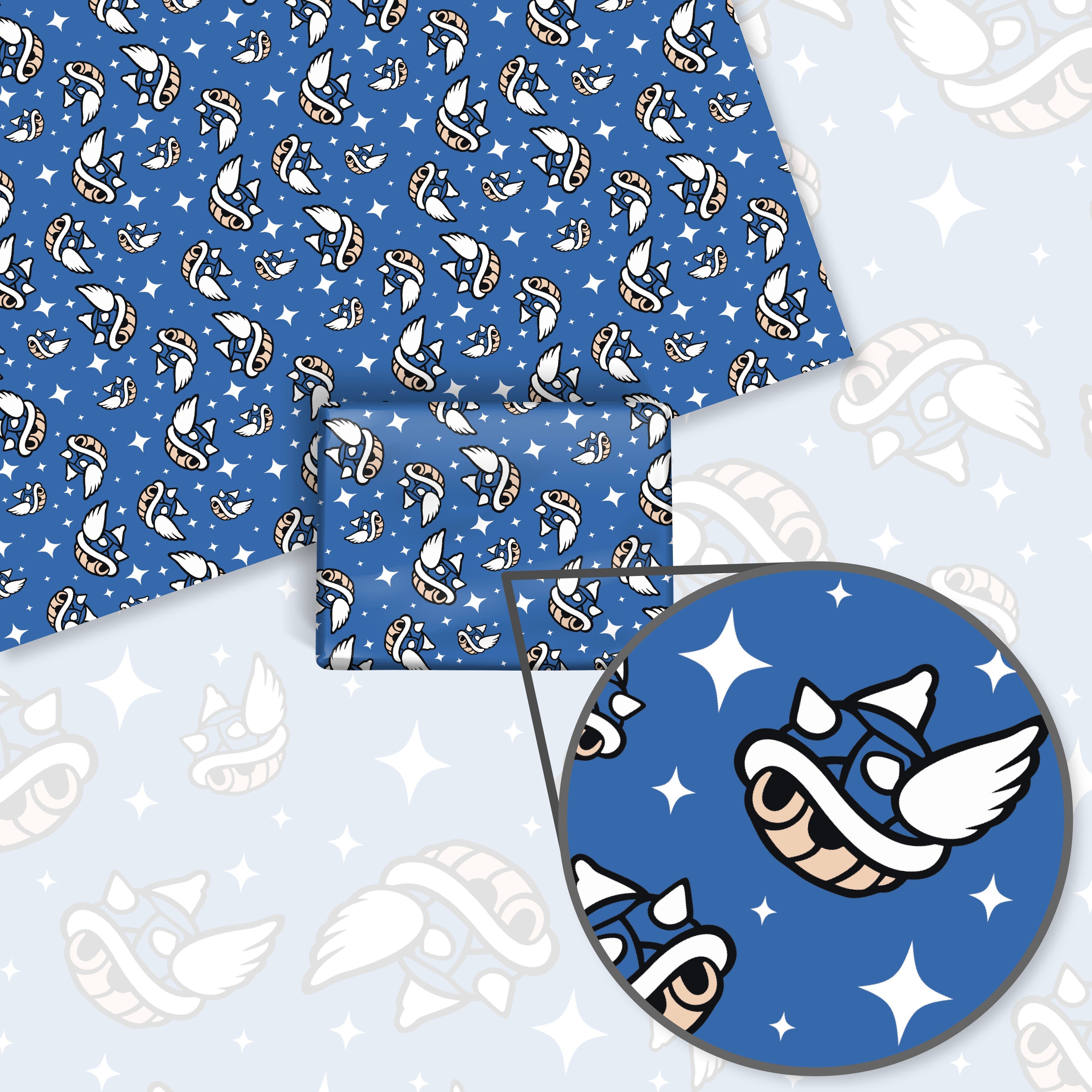 Mario Blue Shells Wrapping Paper