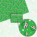 Green Shells Wrapping Paper