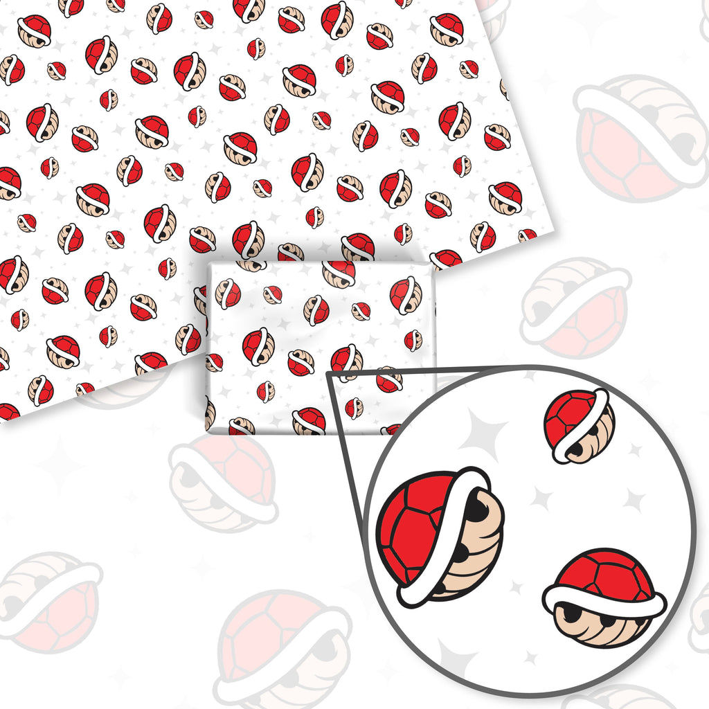 Red Shells Wrapping Paper