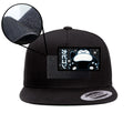 Snorlax Black Snap-Back Hat Velcro