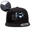 Squirtle Black Snap-Back Hat Velcro