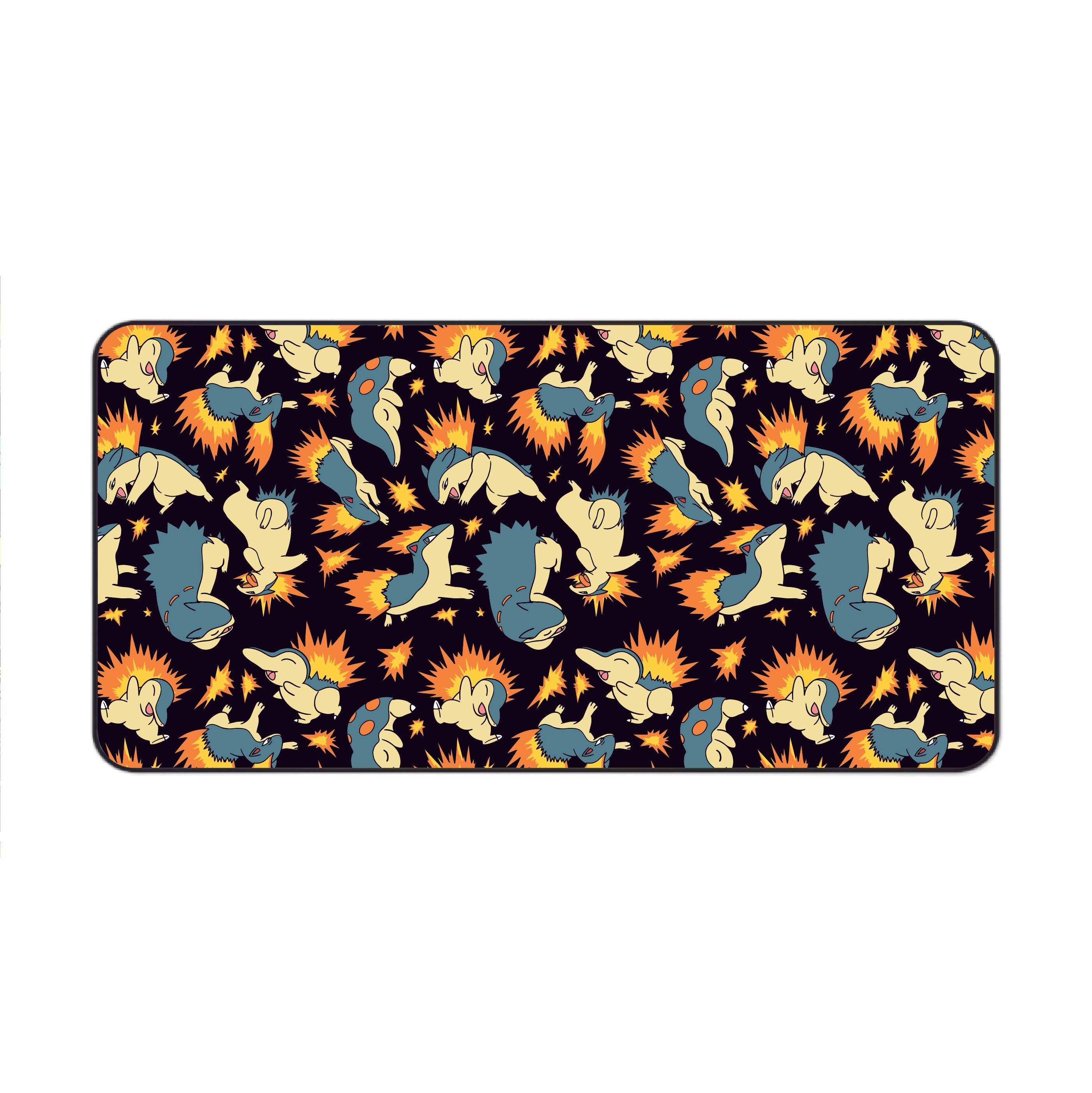 Typhlosion Black Desk Mat