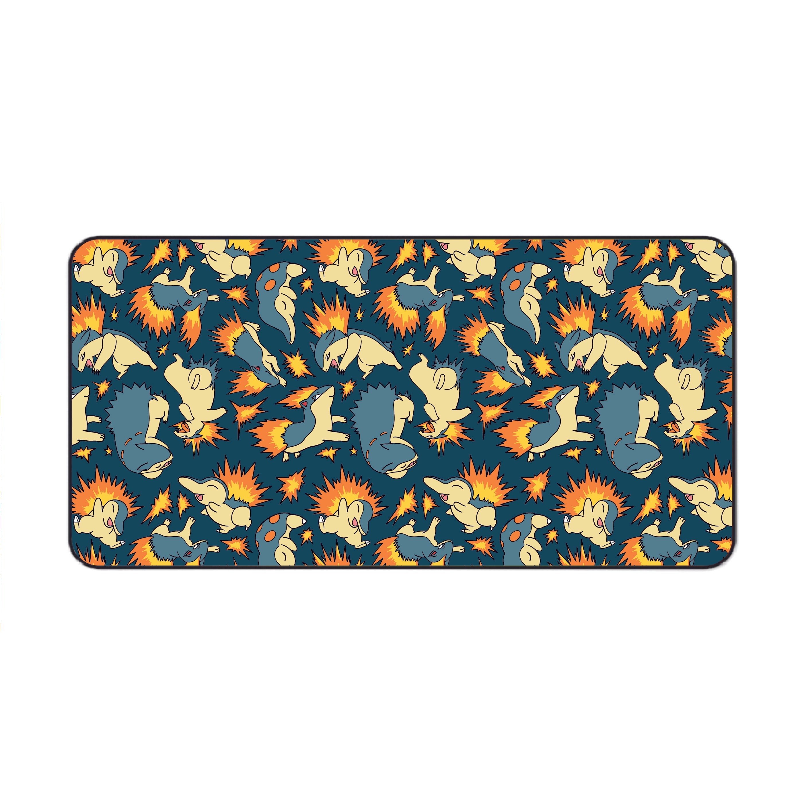 Typhlosion Blue Desk Mat