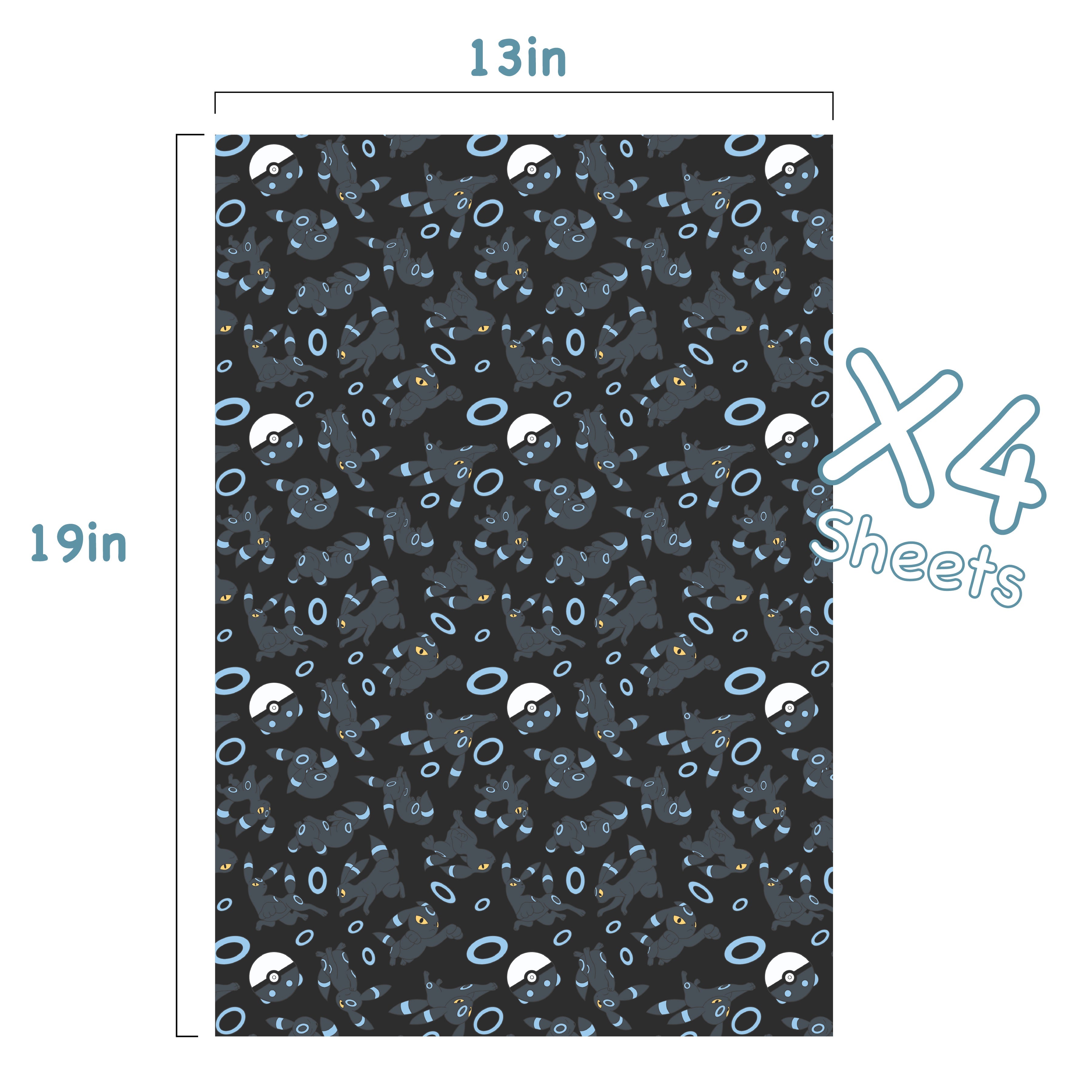 Umbreon (Black) Wrapping Paper