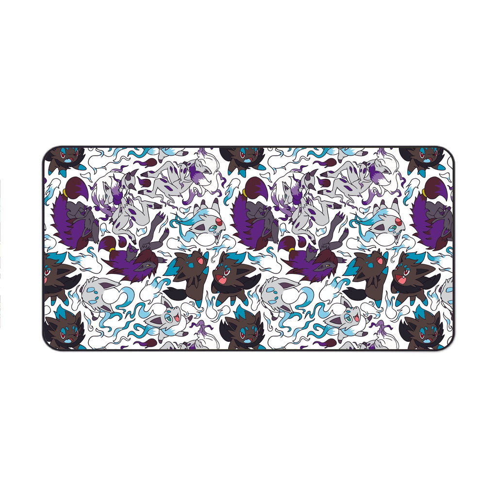 Zorua White Desk Mat