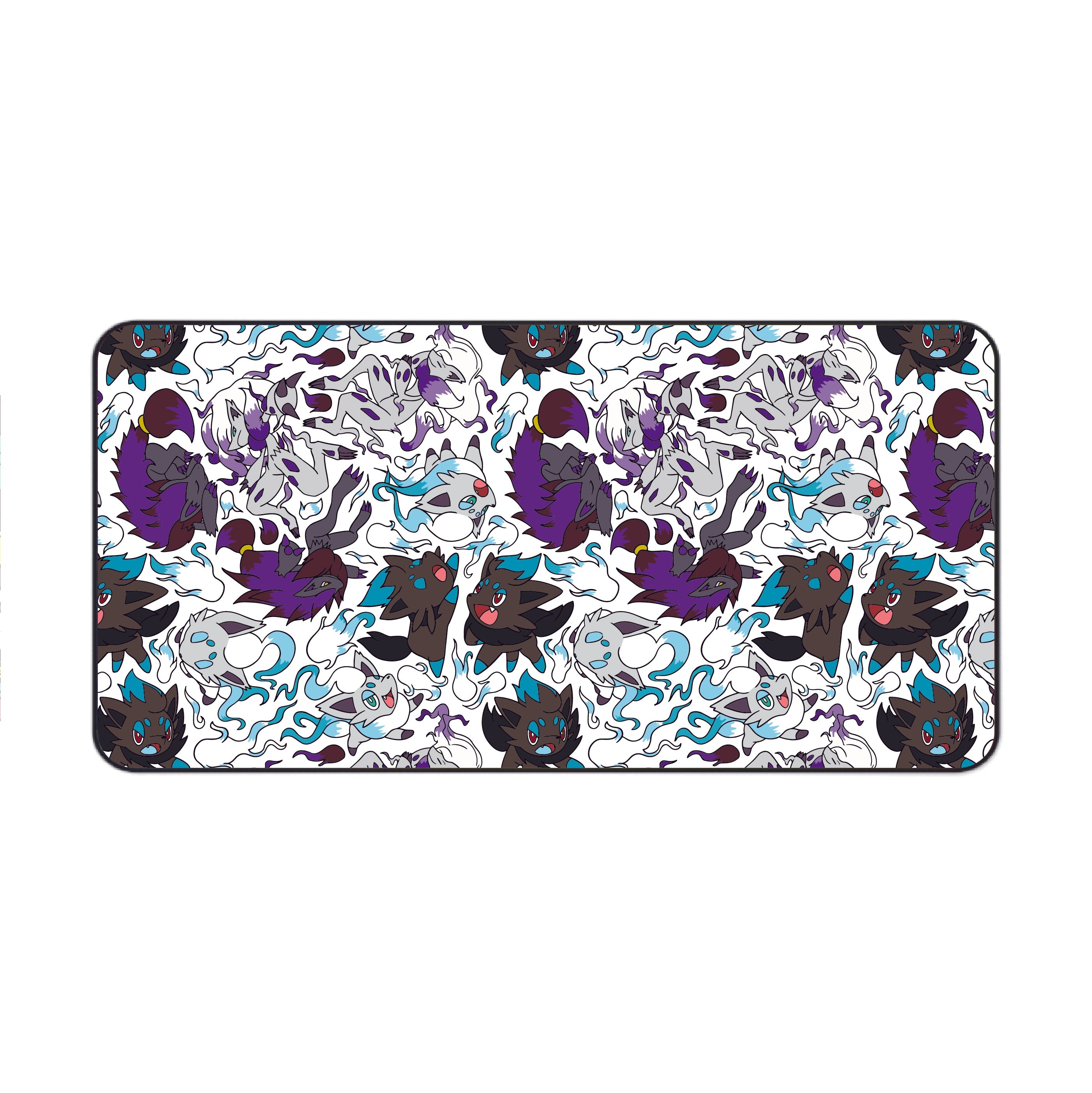 Zorua White Desk Mat
