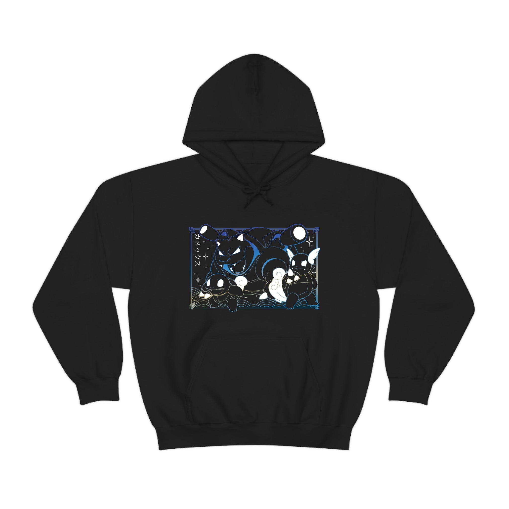 Blastoise Evolution Black Hoodie