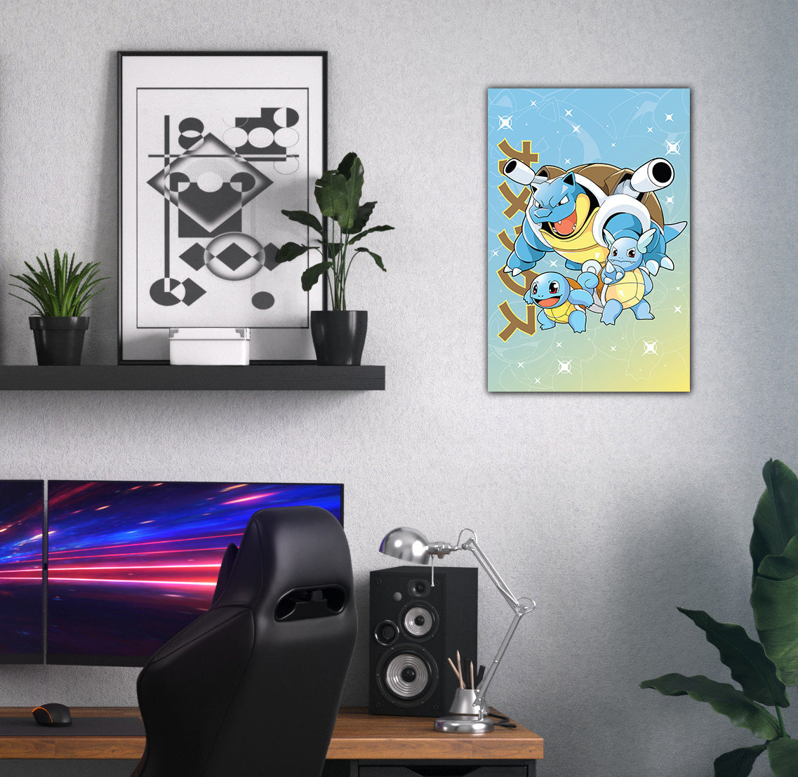 Blastoise Evolution Wall Poster