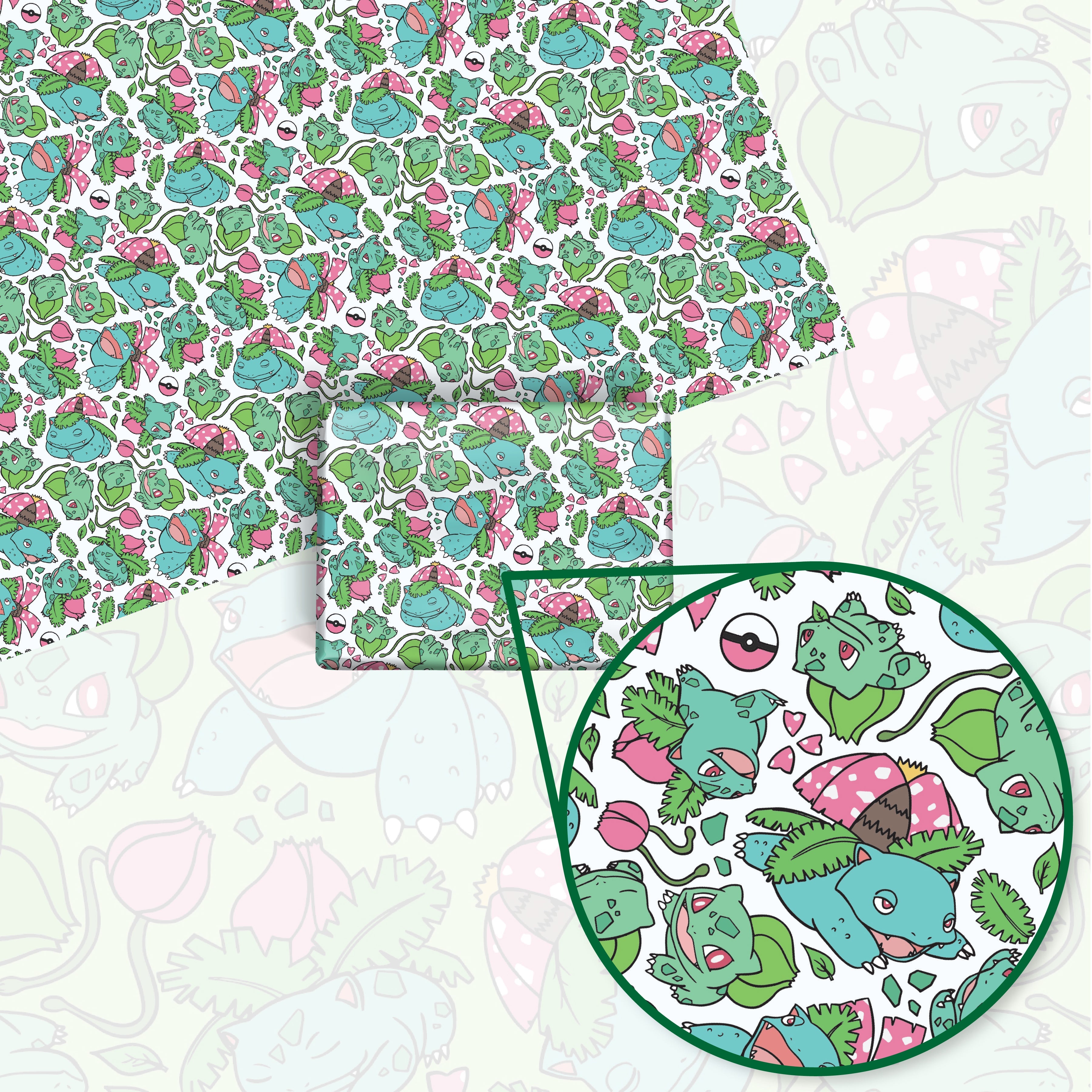 Bulbasaur Evolution Wrapping Paper