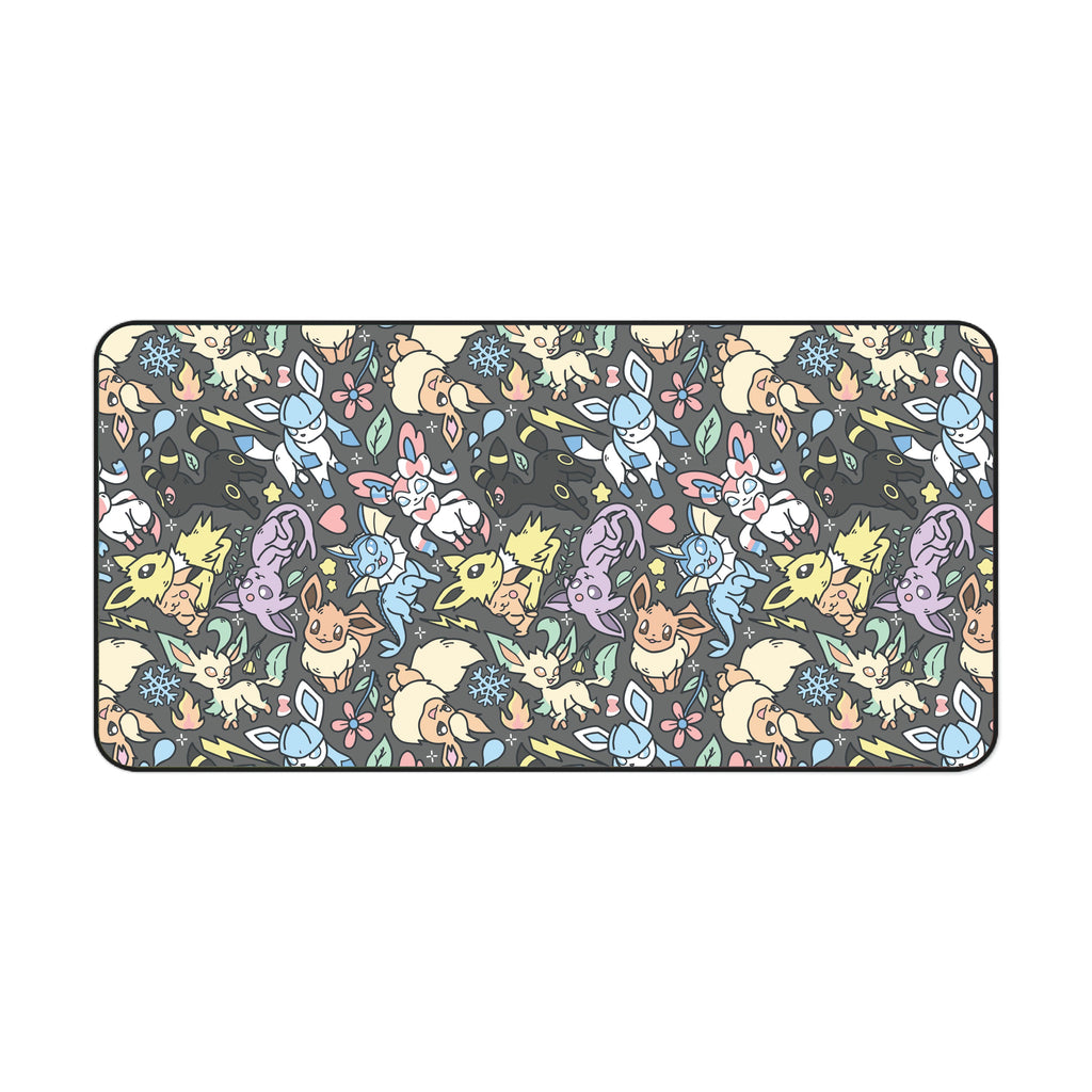 Eeveelution Desk Mat (Grey)