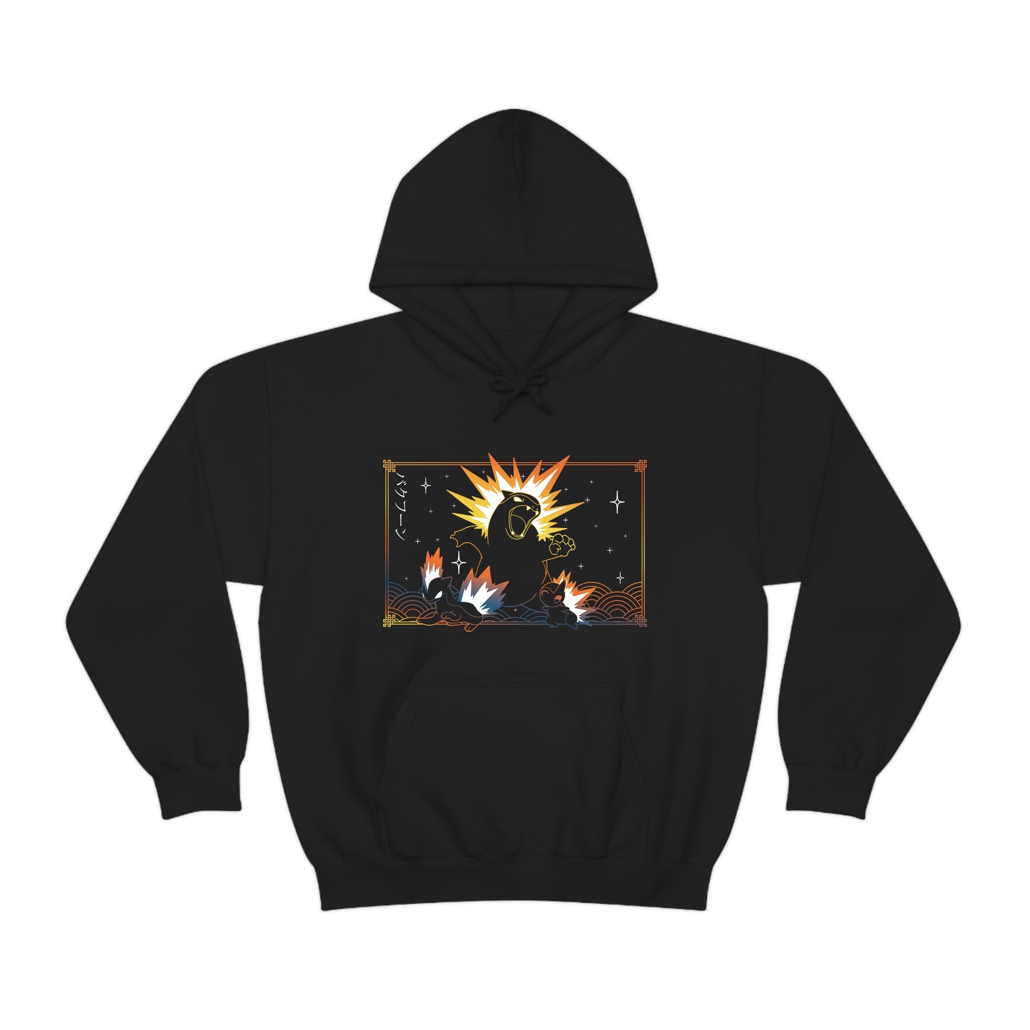 Typhlosion Evolution Black Hoodie
