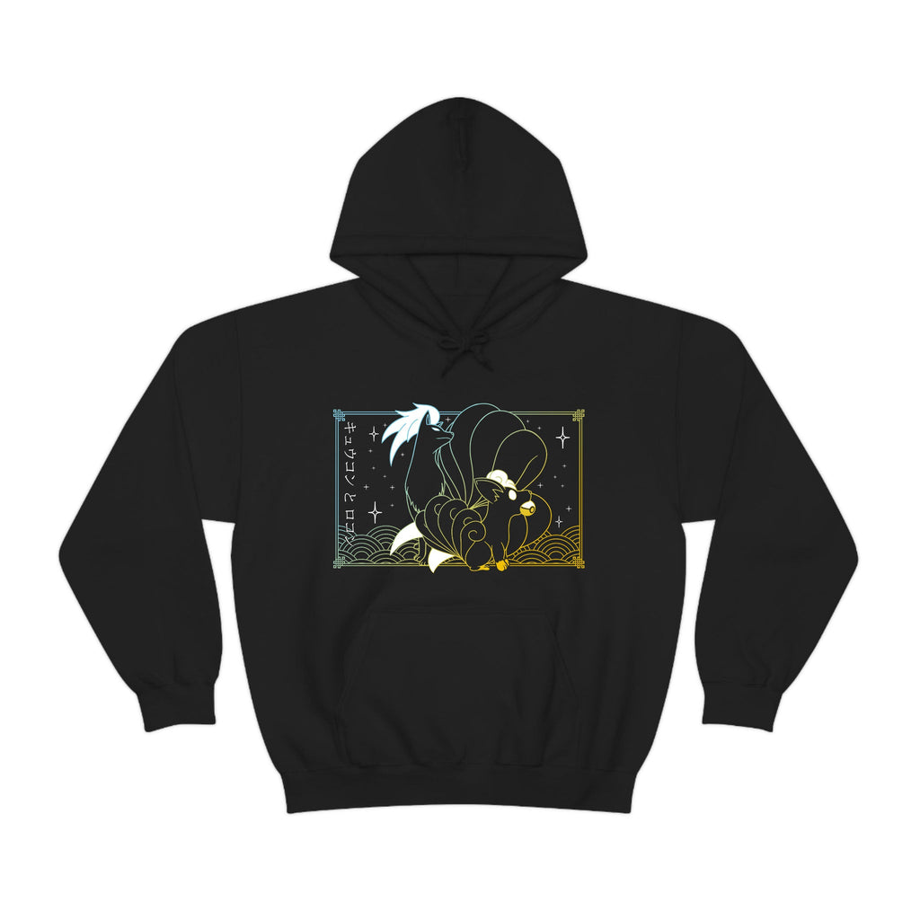 Vulpix & Ninetales Black Hoodie