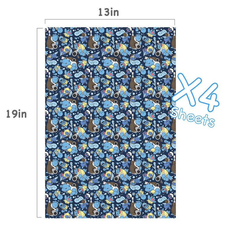 Blastoise Wrapping Paper