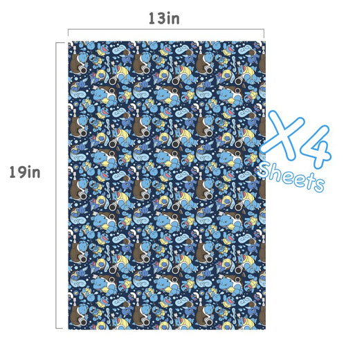 Blastoise Wrapping Paper