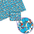Yoshi Mario Wrapping Paper (Light Blue)