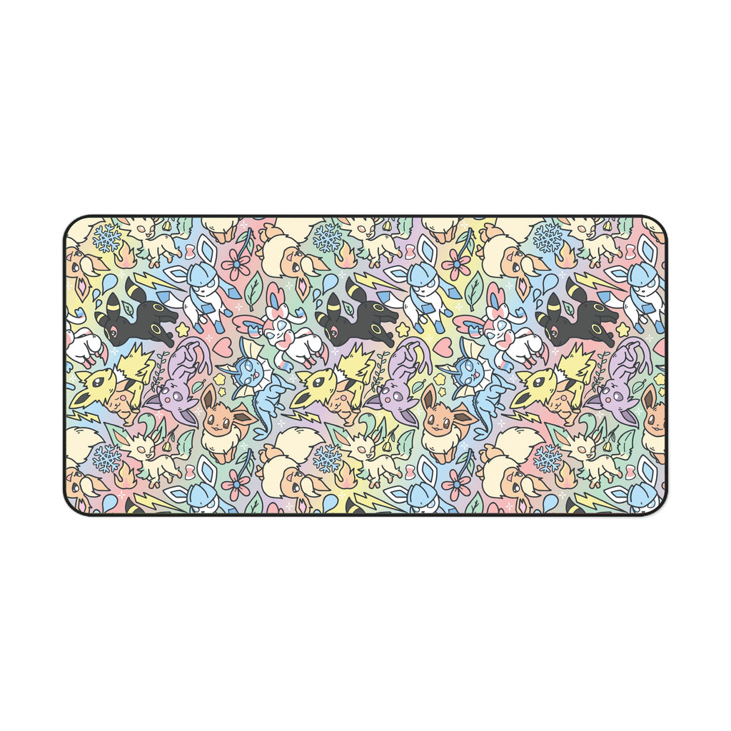 Eeveelution Desk Mat (Rainbow)