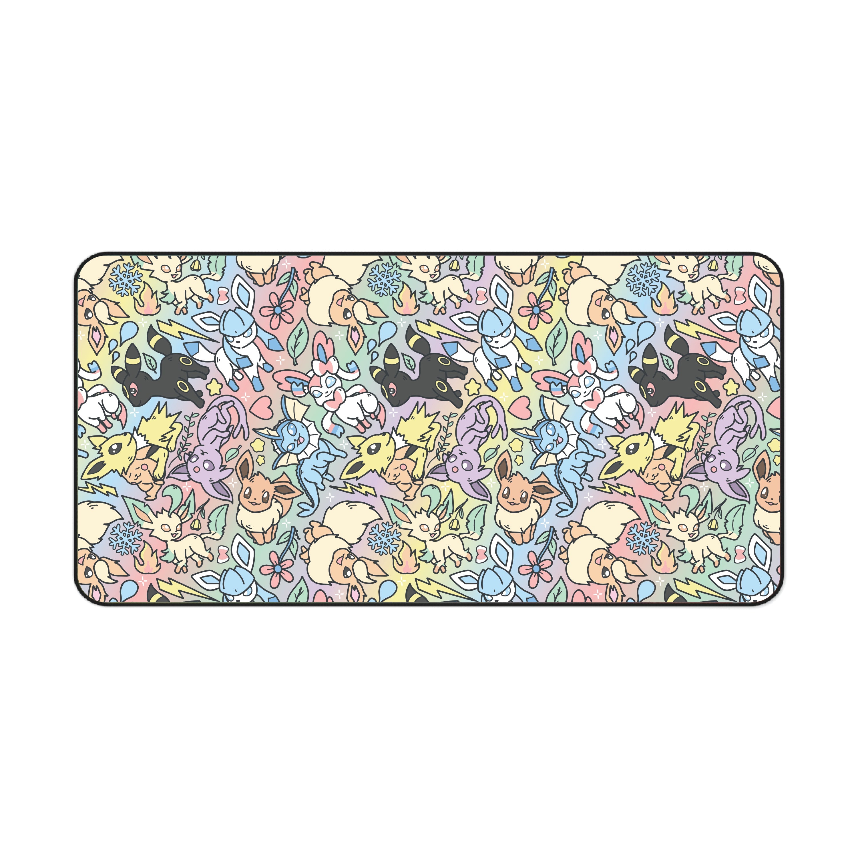 Eeveelution Desk Mat (Rainbow)