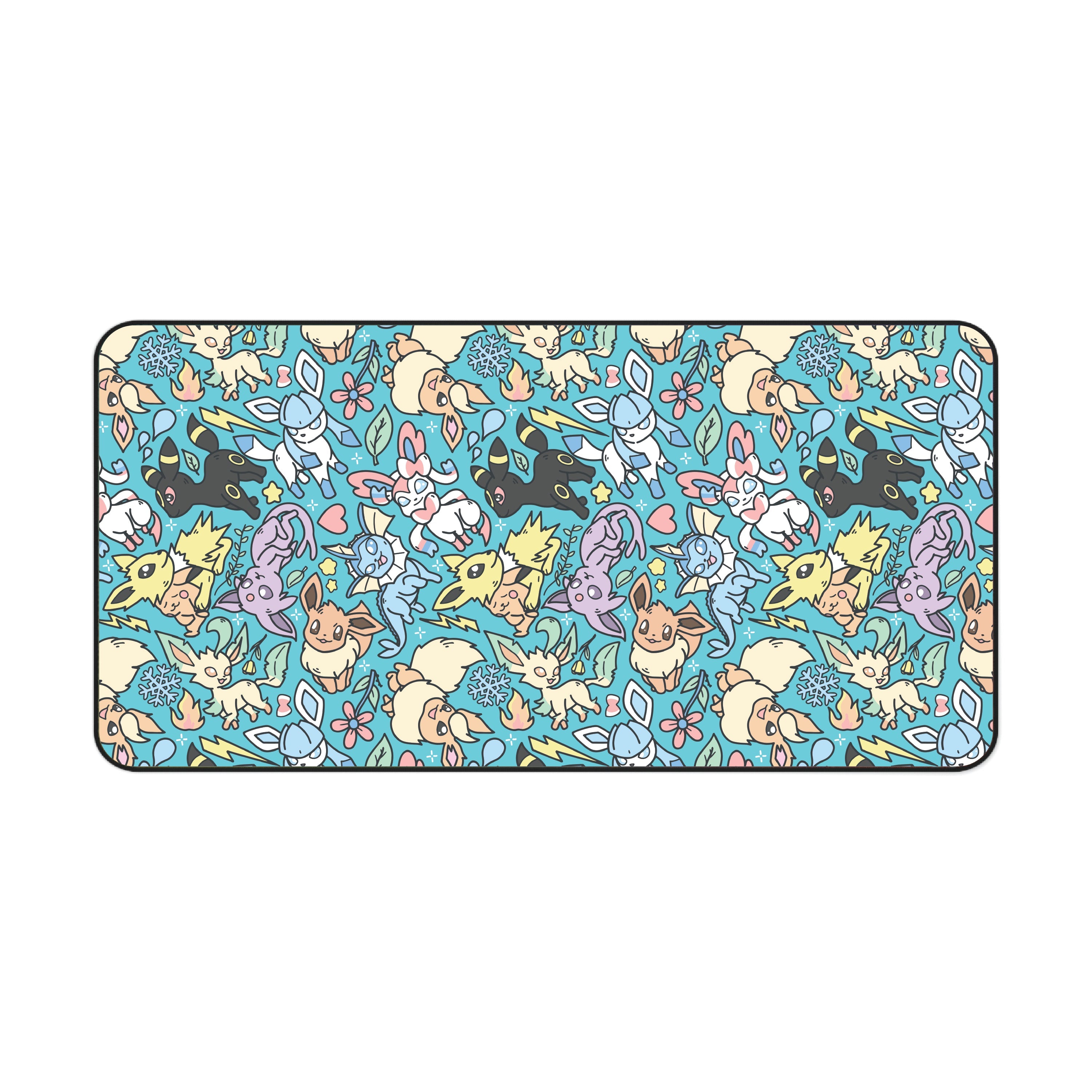 Eeveelution Desk Mat (Teal)
